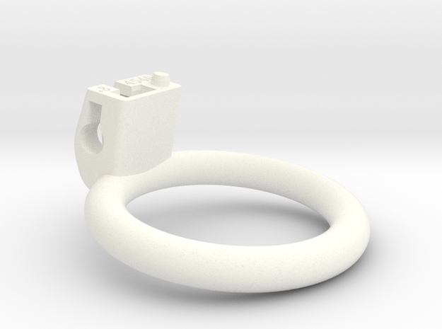 Cherry Keeper Ring G2 - 45x40mm Flat +8° (~42.5mm) in White Processed Versatile Plastic