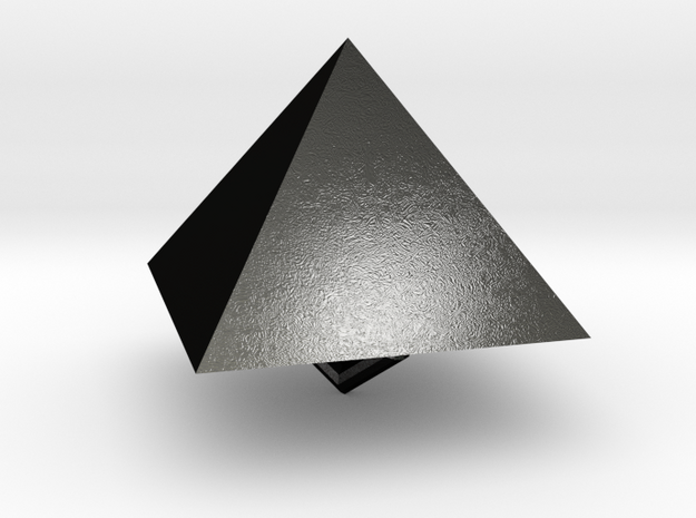 Pyramid Pendulum in Matte Black Steel