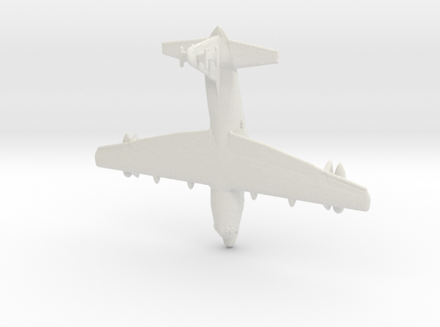 1:700 Lockheed EC-130j Commando Solo Military Airc in White Natural Versatile Plastic