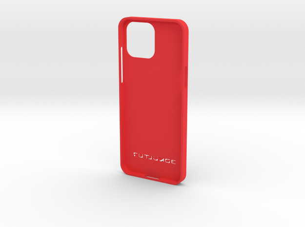 Apple Iphone 12 MAX Case in Red Processed Versatile Plastic