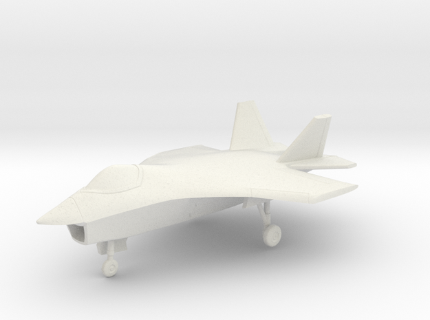 Boeing F-32B JSF Production Model (w/Landing Gear) in White Natural Versatile Plastic: 1:144