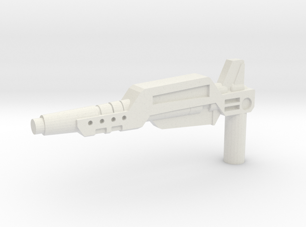 Horribull Gun in White Natural Versatile Plastic
