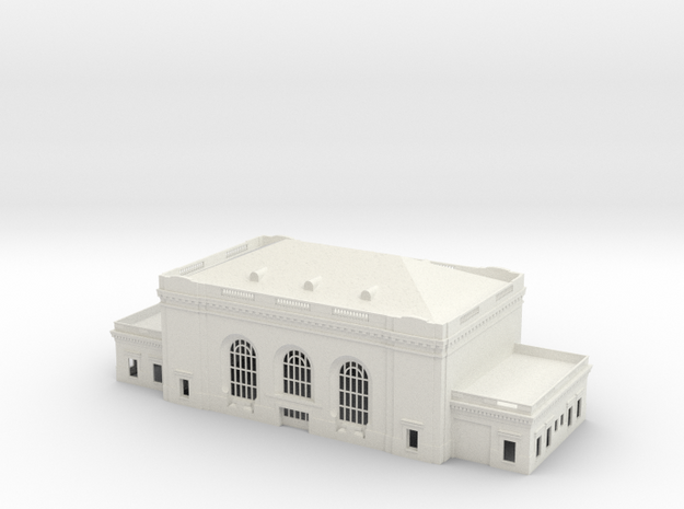 Oakland 16th St Station N scale in White Natural Versatile Plastic