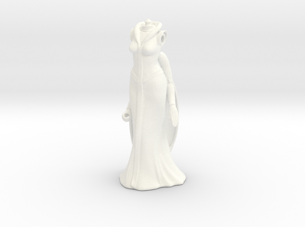 Queen Sumana Full Body(No Head) VINTAGE in White Processed Versatile Plastic
