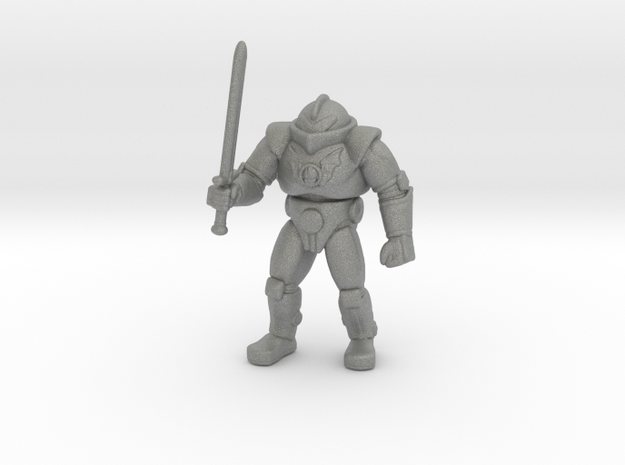 Horde Trooper 60mm miniature model fantasy in Gray PA12