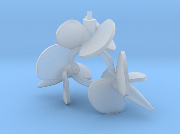 Schnellboat Propellers 1:72 in Smooth Fine Detail Plastic