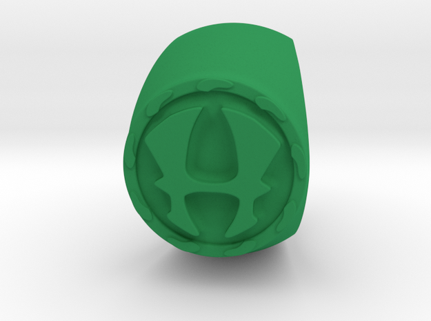 Hercules Ring - Size 15 in Green Processed Versatile Plastic