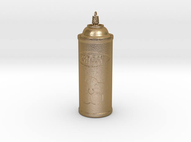 krylon spraycan pendant in Polished Gold Steel