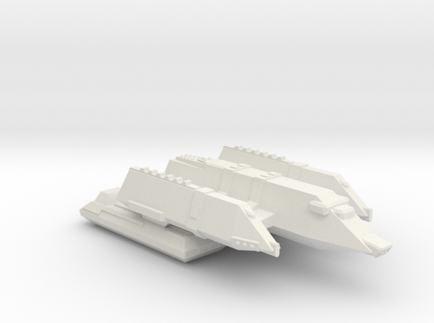 3788 Scale Carnivon Dreadnought (DN) SRZ in White Natural Versatile Plastic
