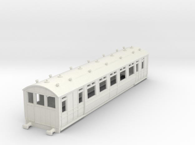 o-100-mr-steam-railmotor-trailer-mod in White Natural Versatile Plastic