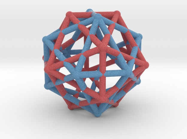 Truncated octahedron starcage in Natural Full Color Sandstone