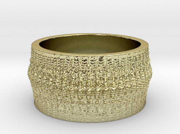 Rib Bone Ring in 18k Gold Plated Brass: 7 / 54
