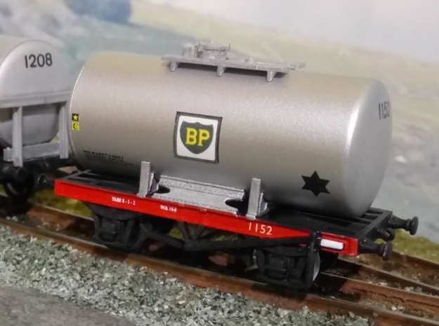 TT/3mm 14T/20T Anchor Tank Wagon Kit in Smooth Fine Detail Plastic