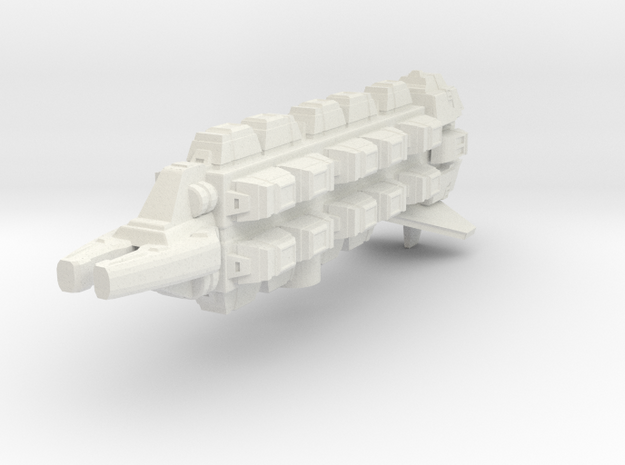 3788 Cardassian Groumall Class Freighter in White Natural Versatile Plastic