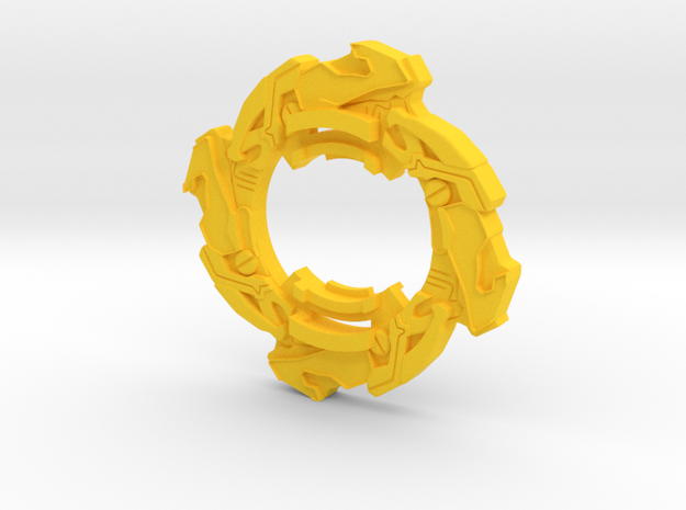 Beyblade Ariel 2 | Capricorn Strike G attack ring  in Yellow Processed Versatile Plastic