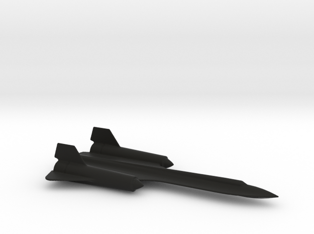USAF SR-71 Blackbird 1:120 in Black Natural Versatile Plastic