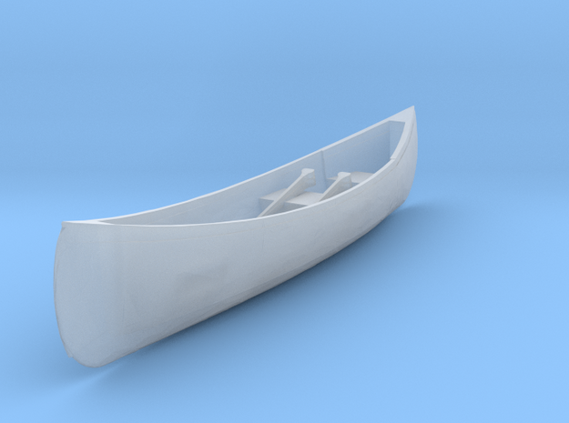 O Scale Canoe in Tan Fine Detail Plastic