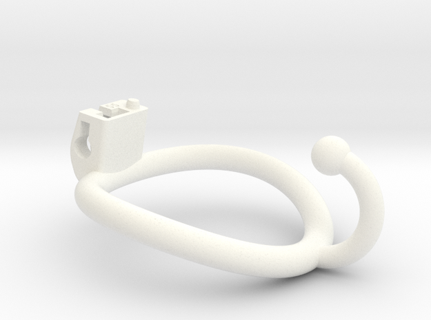 Cherry Keeper Ring G2 - 55mm Ball Hook in White Processed Versatile Plastic