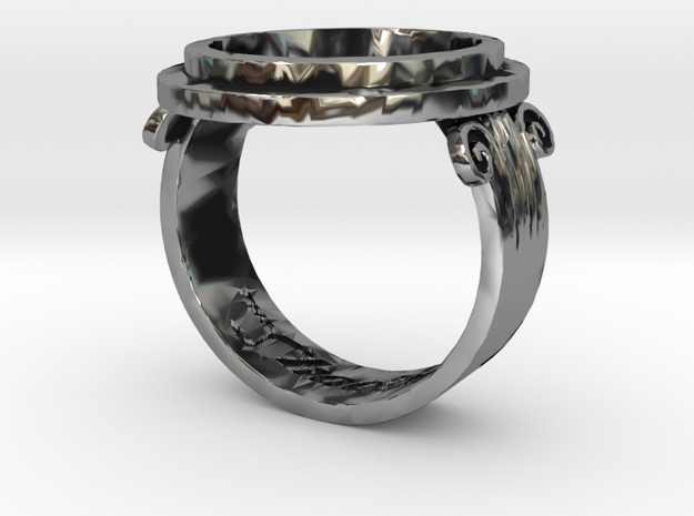 The Shadow Ring PULP version in Antique Silver