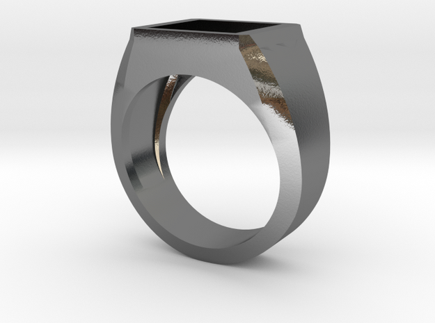 Signet ring Size 13 in Polished Silver