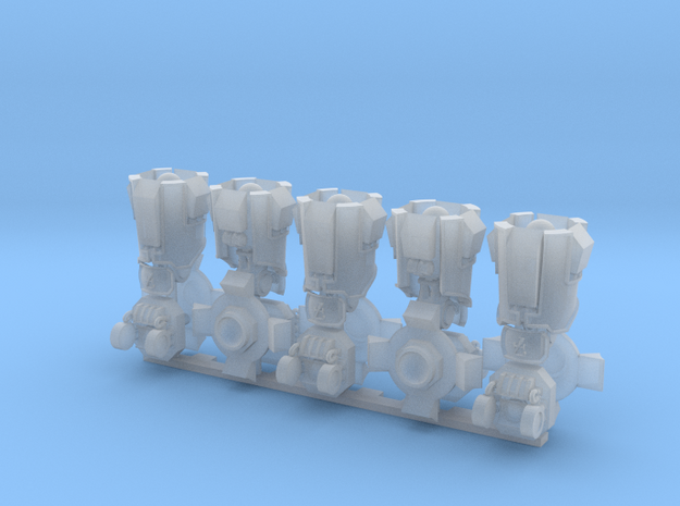 5 Hel Squad 7 armored legs in Tan Fine Detail Plastic