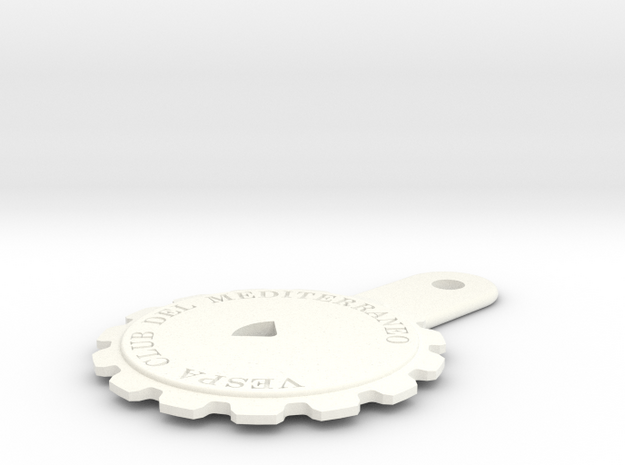 Roland medallion only in White Processed Versatile Plastic