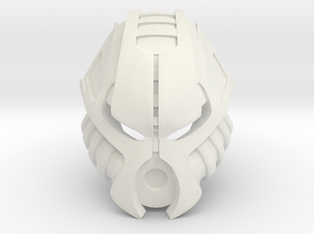 Great Mask of Undeath (axle) (shapeshifted) in White Natural Versatile Plastic