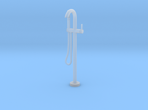 Tub Filler with Bar Handheld  in Smooth Fine Detail Plastic