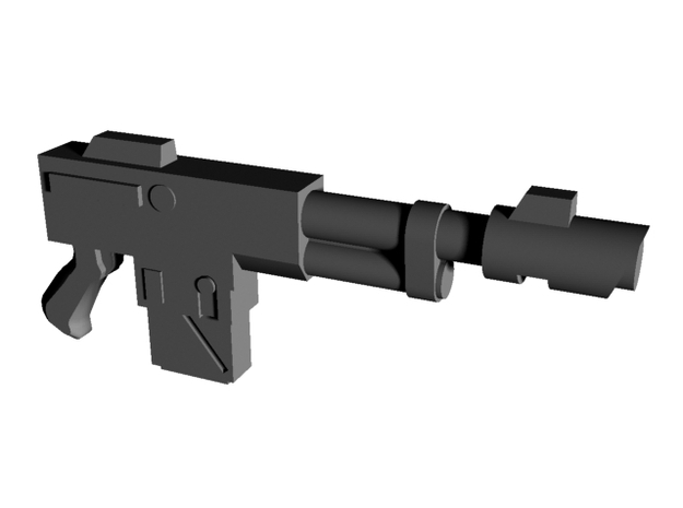 28mm Laser carbines x50 in Smoothest Fine Detail Plastic