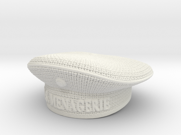 navy-hat in White Natural Versatile Plastic