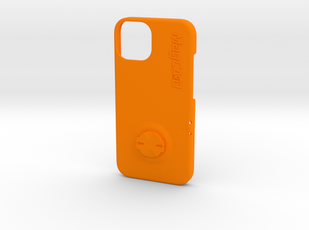 iPhone 13 Garmin Mount Case in Orange Processed Versatile Plastic
