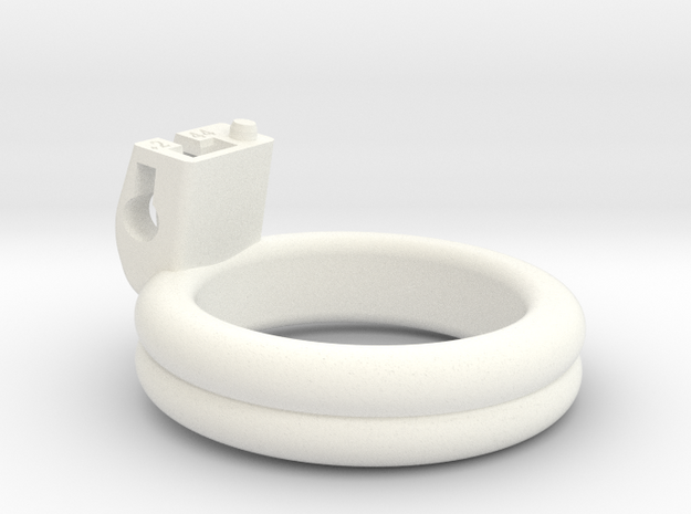 Cherry Keeper Ring G2 - 44mm Double Flat +2° in White Processed Versatile Plastic