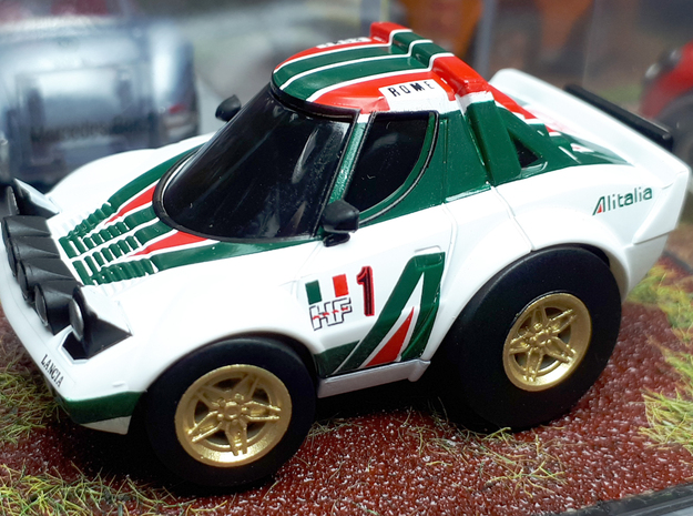 ChoroQ Lancia Stratos in Tan Fine Detail Plastic
