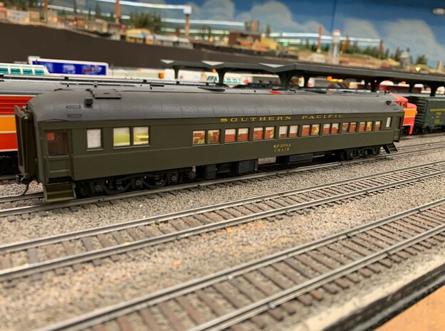 Southern Pacific 72-C-1 News Agent Roof and Sides in Tan Fine Detail Plastic