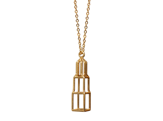 Domtoren Pendant (Small) in Polished Brass