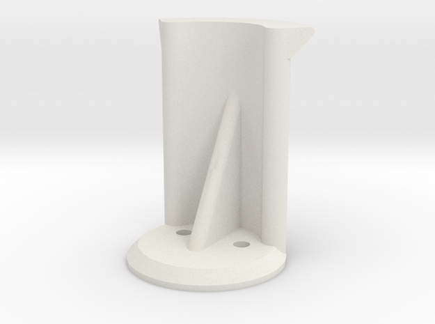 Filament Spool holder 53mm in White Natural Versatile Plastic
