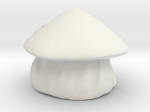 Hokage Hat in White Natural Versatile Plastic