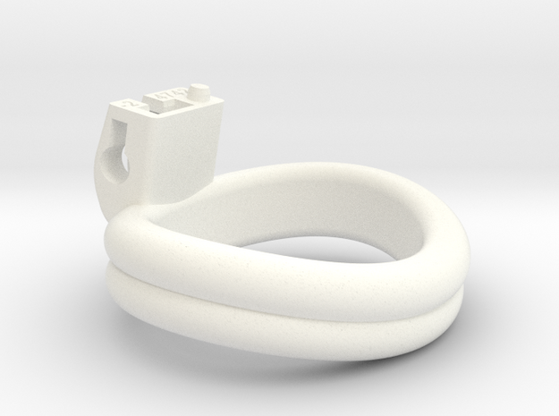 Cherry Keeper Ring G2 - 47x42mm Double -2° ~44.5mm in White Processed Versatile Plastic