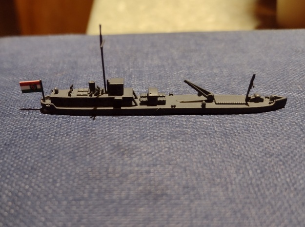 1/700th scale Csobánc in Smooth Fine Detail Plastic