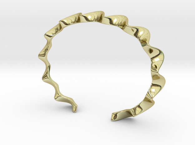 Sylvius Cuff in 18k Gold Plated Brass