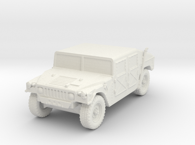 Humvee Early 1/100 in White Natural Versatile Plastic