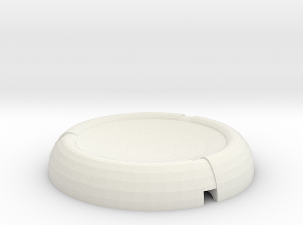Life Size Kanoka Disc 12.70MM - Scalable in White Natural Versatile Plastic: 1:20000