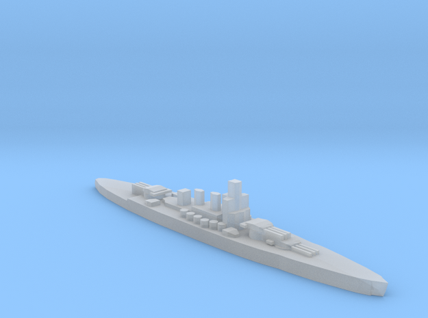 Italian Littorio class battleship 1:5000 WW2 in Smooth Fine Detail Plastic