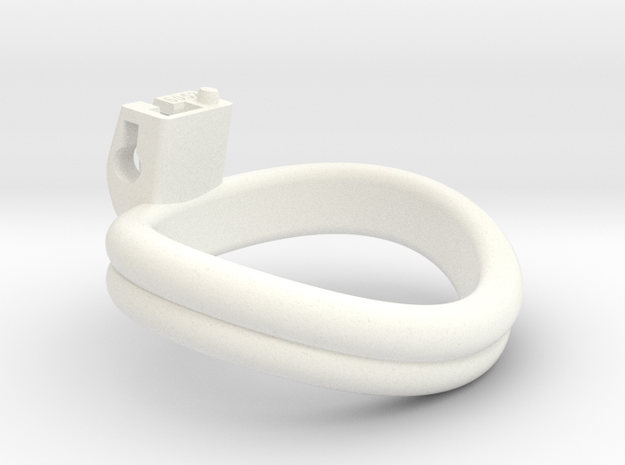 Cherry Keeper Ring G2 - 60x52mm Double (~56.1mm) in White Processed Versatile Plastic