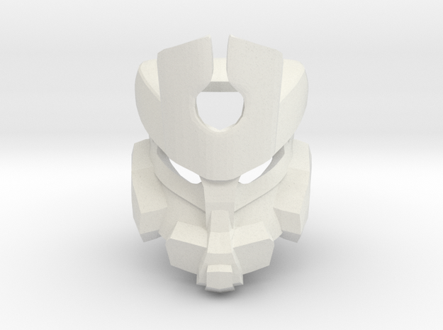 Great Onuro, Mask of Earth (axle) in White Natural Versatile Plastic