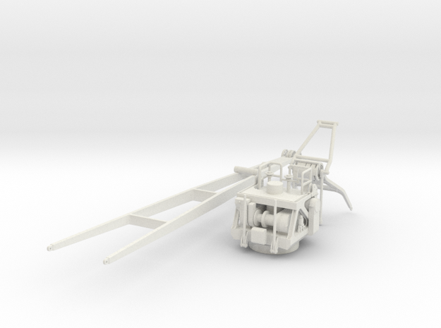 1/72 DKM Bismarck Crane KIT in White Natural Versatile Plastic