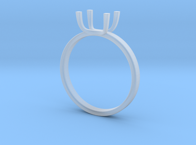 Ring for Diamond All Sizes in Smooth Fine Detail Plastic: 4.5 / 47.75
