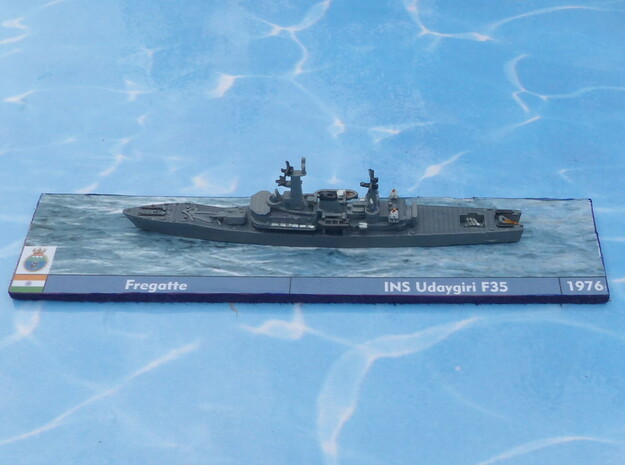 Indian Frigate INS Udaygiri 1976 1/1250 in Tan Fine Detail Plastic
