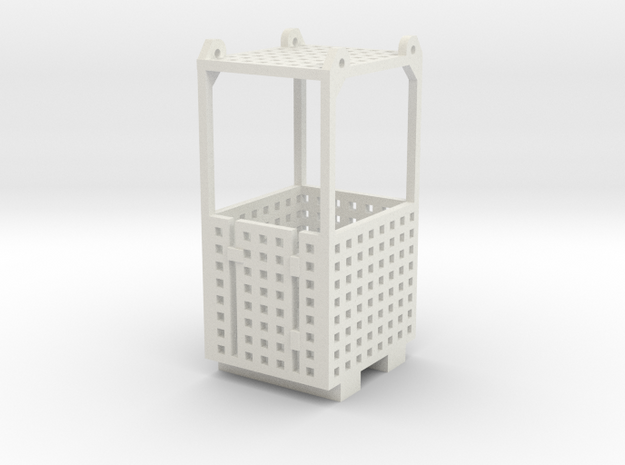 Crane Man Cage 1-50 Scale in White Natural Versatile Plastic