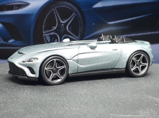 12x5mm Aston v12 Speedster in Tan Fine Detail Plastic